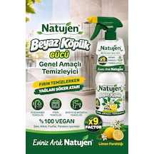 Natujen Genel Amaçlı Temizleyici Beyaz Köpük Gücü Limon Ferahlığı X9 Factor 1000 Ml.