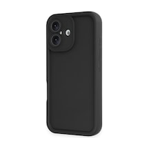 Apple Uyumlu iPhone 16 Kılıf Viera Silikon - Siyah 0.2M-Çok Renkli