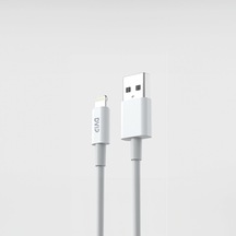 Dvıp L33 6a 120w Usba To Lightning Hızlı Şarj Kablosu 1m Beyaz