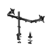 Çift Kol Ayarlanabilir Monitör Tutucu Stand 14''-32'' Lcd/led Vesa Uyumlu Monitör Ayağı