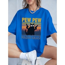 Noıssey Urban Pop Graphic Kadın Tişört Koleksiyonukod 5606 Saks