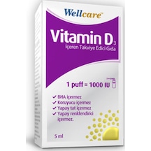 Wellcare Vitamin D3 1000Iu 5Ml Sprey