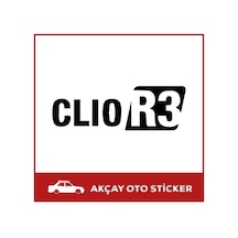 Renault Clio R3 Sticker Renault Clio Sticker Renault Oto Sticker