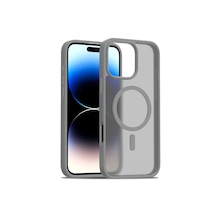 Apple İphone 16 Pro Max Jota Magsafe Kapak Gri
