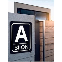 Apartman Site Bina Blok Yönlendirme Alüminyum Panel