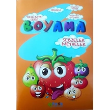Sebzeler ve Meyveler-Beni Boya Serisi-Boyama- Fark Yayınları