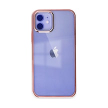 Newface Apple iPhone Uyumlu  12 Kılıf Element Silikon - Pembe