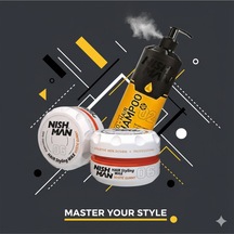 06 Saç Şekillendiric Ultra Sert Parlak Wax 100 Ml X 3 Adet/ + 400 Ml Tuzsuz Şampuan Hediye