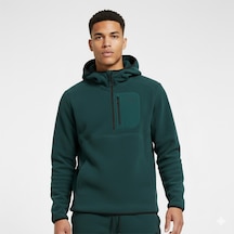 Puma Pumatech Erkek Yeşil Kapüşonlu Sweatshirt Yeşil