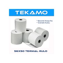 56x50 Pompa Yazarkasa Termal Pos Rulosu 10 Adet