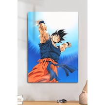 Metal Üzerine Baskı - Goku, Anime Tablosu - Manga Film Posterleri - Dekoratif Tablo