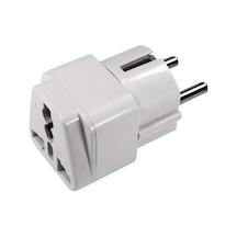 Evrensel Adaptör Seyahat Fişi Beyaz Ab Normu - 250v Ac 10 16a Çok Renkli