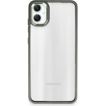 Samsung Galaxy A05 Kılıf Power Silikon - Koyu Yeşil Çok Renkli