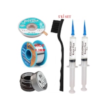 Mechanic Lehim Teli 0,3mm 40gr Havya Uc Temizleyici Rslasm Flux Ve Cp-3515 Lehim Emme Teli Seti09