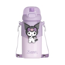 Skycity Sanrio Çocuk Kuromi Sevimli Termos Bardak - 316 Paslanmaz Çelik 007 Kahverengi