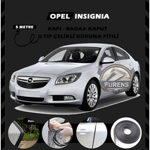 Opel İnsignia Oto Araç Kapı Koruma Fitili 5metre Parlak Siyah Renk