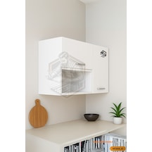 Tamamı Mdf Çok Amaçlı Açık Raflı Üst Dolap Mutfak/banyo/salon/ofi