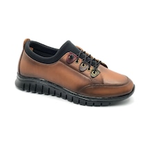 Alfalotti 84165 Hakiki Deri Ortopedik Kadın Casual Ayakkabı Taba