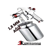 Meşem W-77 Alttan Depolu Boya Tabancası 1.8 MM Ağız