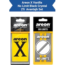 Areon X Vanilla + No Limit Black Crystal Avantajlı Paket