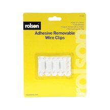 4pc Removable Adhesive Wire Clip 27x16mm Diğer