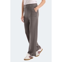Slazenger Vılle Czg Kadın Bol Paça Koyu Gri Eşofman Altı Koyu Gri