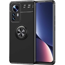 Mi 12 Pro Kılıf Tchs Ravel Silikon Kapak - Siyah Siyah