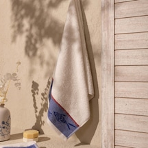 Soft Fisk Yüz Havlusu - Ekru - 50x90 Cm Çok Renkli