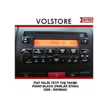 Fiat Palio Teyp Tuş Takımı Parlak Siyah Pianoblack 2006 Sonrası