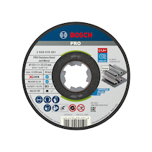 Professional 10 Adet Düz Kesme Diski Standart Inox, X-lock, Ø115 Mm, Delik Çapı: 22,23 Mm, Kal