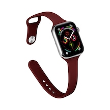 Newface - 773 - Apple Watch Uyumlu 38mm Kla Kordon - Ece-umay - - Bordo