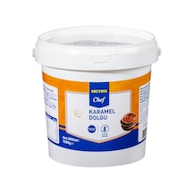 Metro Chef Karamel Dolgu 1 Kg Glutensiz Pratik Tatlı Ve Pastacılık Ürünü 5'li Avantaj Paketi Mıchu