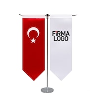 T Kılıç Masa Bayrağı (Direksiz)