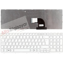 Alfabilgisayar Sony Uyumlu Vaio Sve1511X1E, Sve1512W1E, Sve1513U1R Beyaz Renk Klavye, T