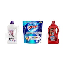 Bingo Yüzey Tem. Fresh 2.5 Lt + Bulaşık Tab. 36'lı + Renkliler 3lt 3'lü Set 2'li Set