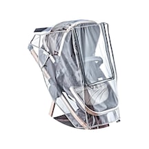Chubby Baby Fermuarlı Lüks Travel Bebek Arabası Yağmurluğu Şeffaf