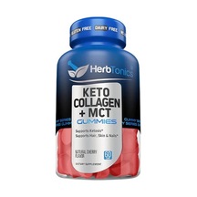 Keto Collagen + Mct Gummies 90 Gummies Ketosis + Hair Skin Nail