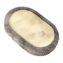 Suntek Kedi Tırmalama Yatağı Oval Şekil Büyük Alan Gri