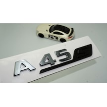 Dk Benz A 45s Bagaj Siyah Krom Abs 3m 3d Yazı Logo