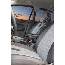 Vk Auto Ford Focus Araca Özel Koltuk Kılıfı Gri-siyah