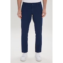 AC&Co / Altınyıldız Classics Erkek Lacı Slim Fit Dar Kesim Pamuklu Armürlü Esnek 5 Cep Pantolon