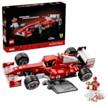 LEGO® Icons Ferrari F2004 ve Michael Schumacher 11375 - Yetişkinler için Sergileme Standı İçeren Model Yapım Seti (735 Parça)