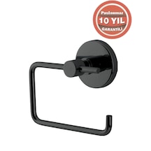 Çelik Banyo Paslanmaz Pirinç Flora Açık Kağıtlık Mat Siyah