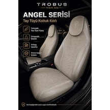 Volkswagen Taigo 2022 Ve Sonrası Uyumlu Angel Serisi Tay Tüyü Koltuk Kılıfı Bej