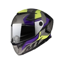 Mt Thunder 4 Sv Vailant B2 Full Face Motosiklet Kaskı Gri