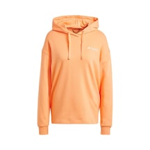 Adidas W Tx Logo Hoody Kadın Sweatshirt Is7227 Turuncu