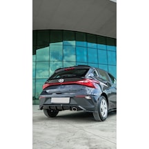 Hyundai İ20 2023+ Sağ Sol Arka Flap Parlak Siyah Arka Tampon Yan Eki