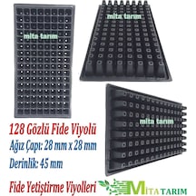 5 Adet Fide Viyolü, 128 Göz, Fide Viyolleri, Üretim Saksısı