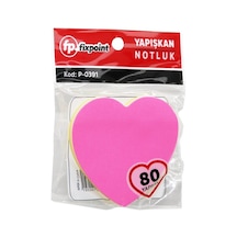 Fixpoint P-0391 80 Yaprak Yapışkanlı Kağıt Notluk Renkli- 12'li Paket Diğer
