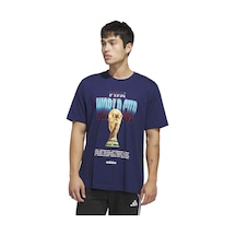 Adidas World Cup 26 Tour Graphic 2 Erkek Lacivert Futbol T-shirt Kh3680 Mavi